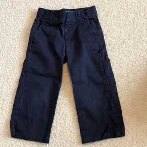 Used Janie and jack navy chino pants size 2t